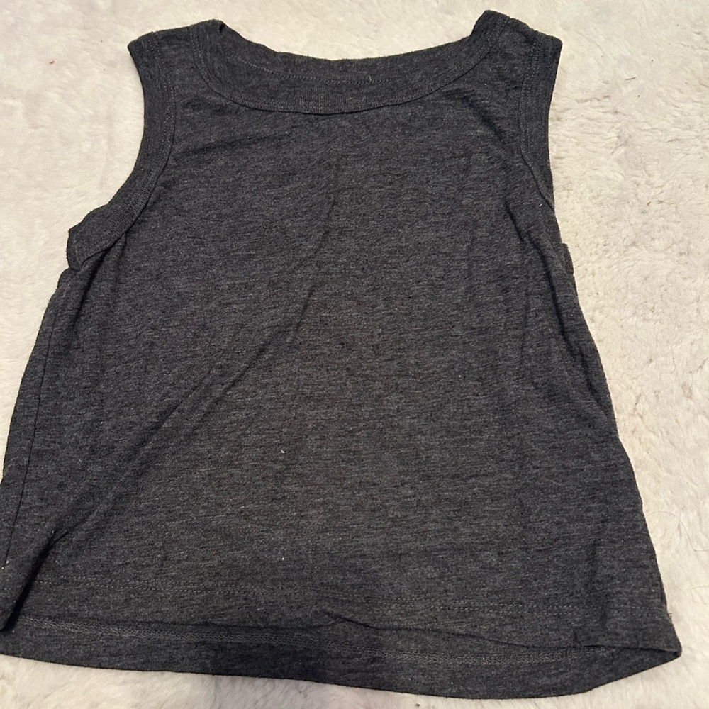 Threads 4 Thought Gray Muscle Tee Sleeveless Top